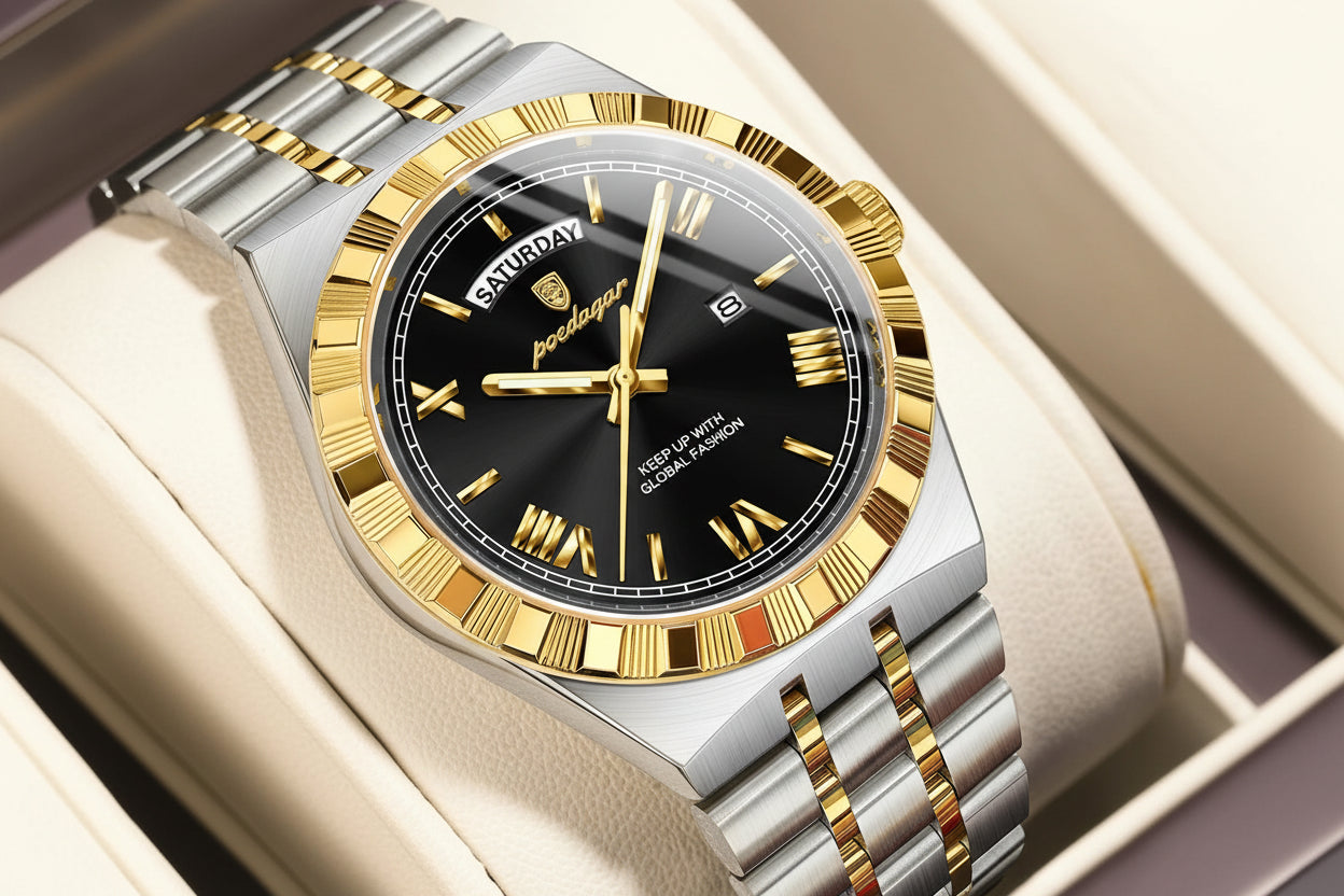 POEDAGAR Luxury Business Man Watch