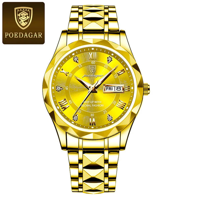 POEDAGAR Watch For Men Top Luxury