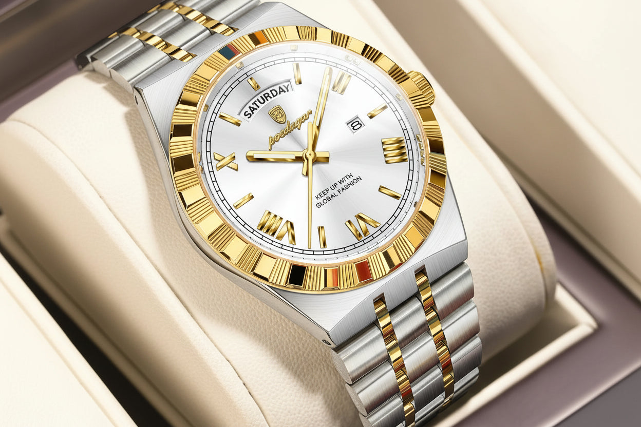 POEDAGAR Luxury Business Man Watch