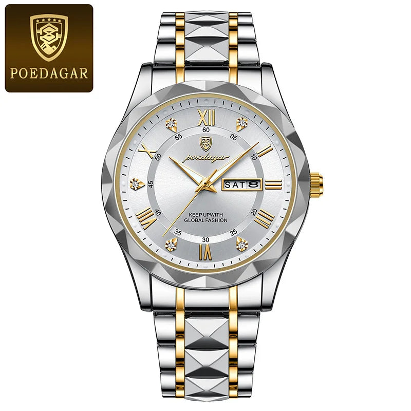 POEDAGAR Watch For Men Top Luxury
