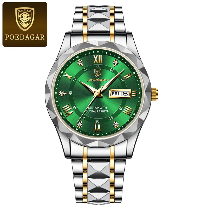POEDAGAR Watch For Men Top Luxury
