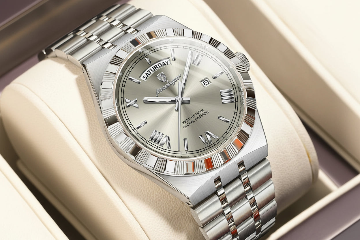 POEDAGAR Luxury Business Man Watch