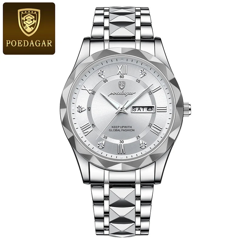 POEDAGAR Watch For Men Top Luxury
