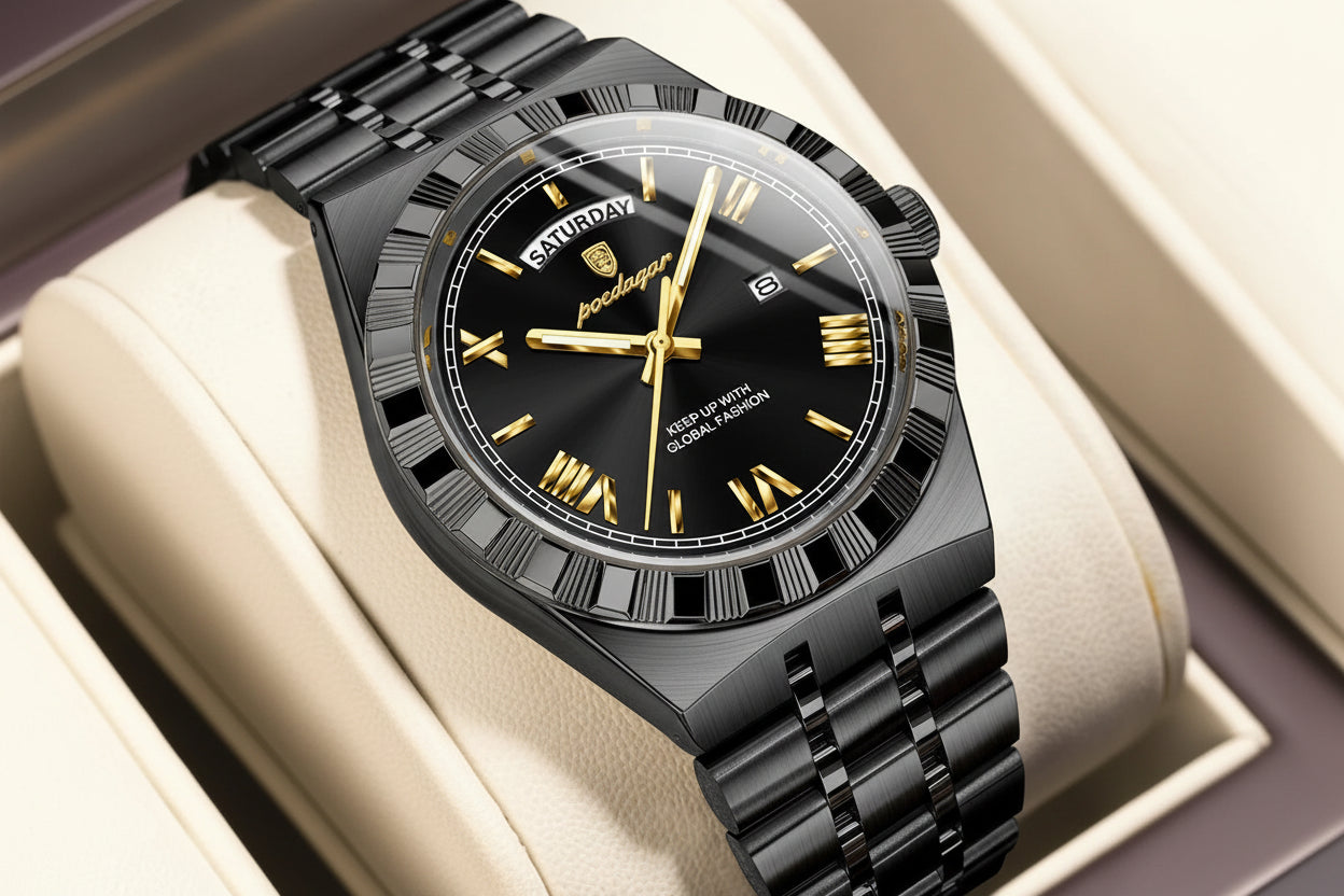 POEDAGAR Luxury Business Man Watch