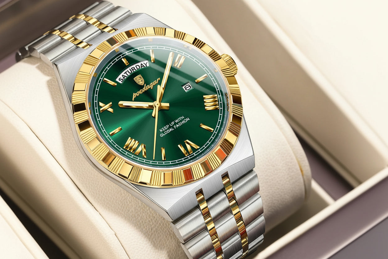 POEDAGAR Luxury Business Man Watch