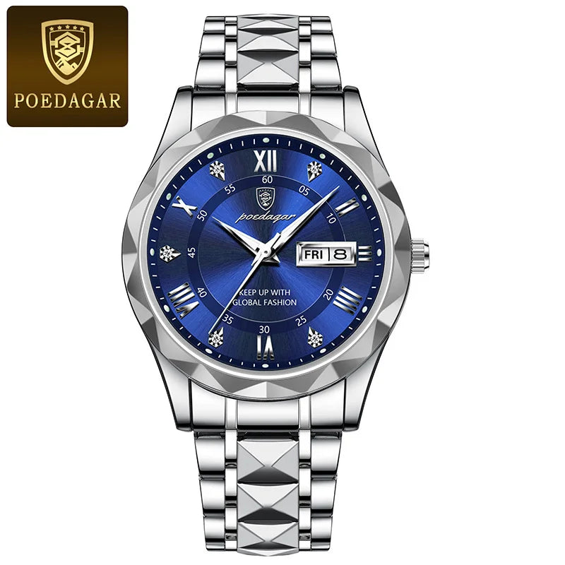 POEDAGAR Watch For Men Top Luxury
