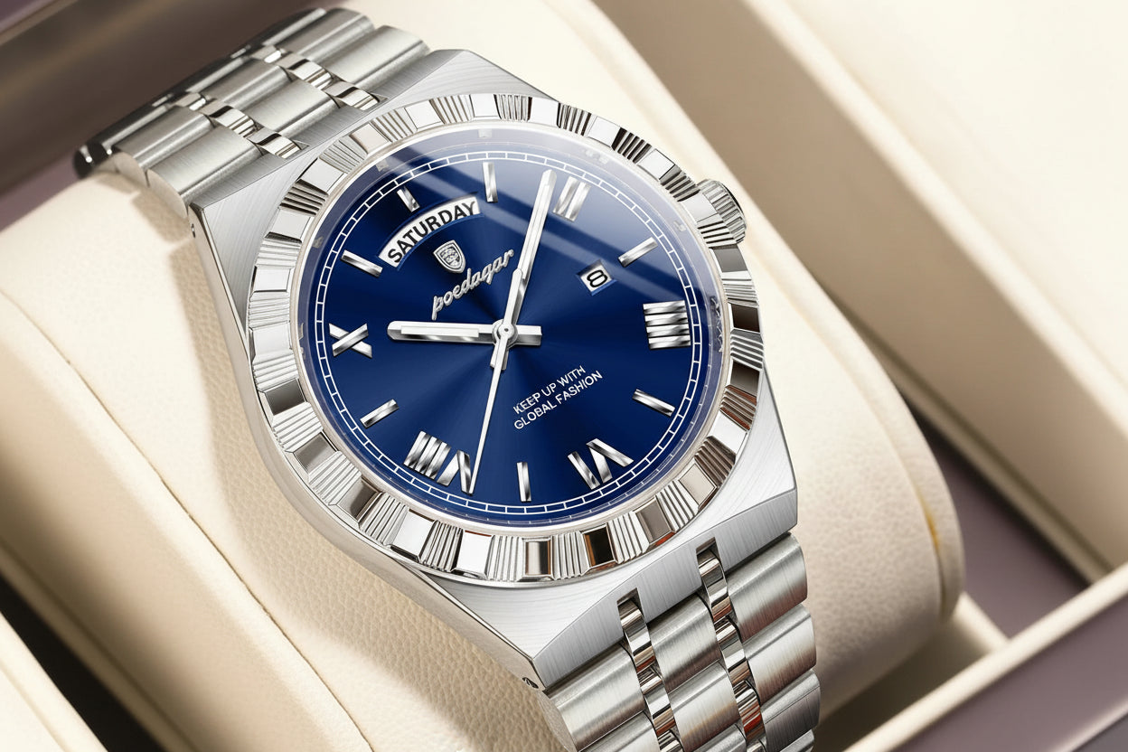 POEDAGAR Luxury Business Man Watch